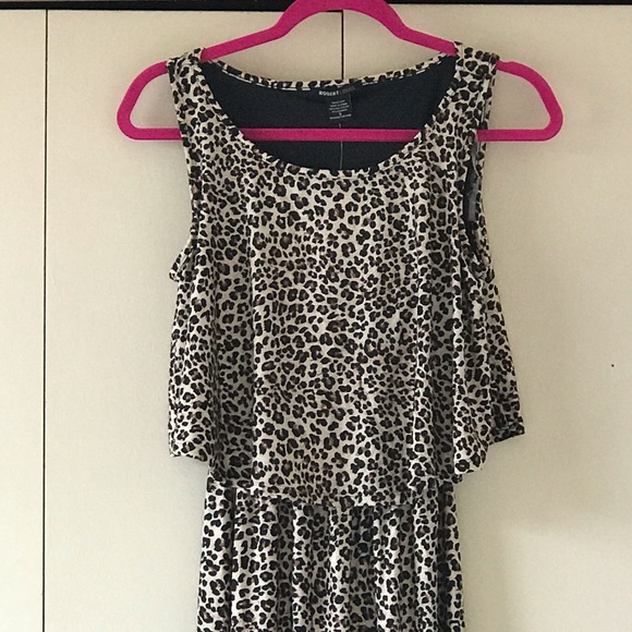 NWT Robert Louis Leopard Print Maxi Dress. Size Small. - Picture 2 of 11